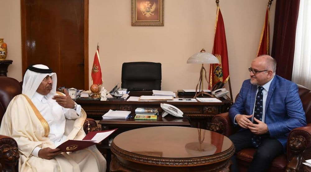 Darmanović sa ambasadorom Katara: Ojačati saradnju kroz potpisivanje sporazuma Darmanović sa ambasadorom Katara: Ojačati saradnju kroz potpisivanje sporazuma