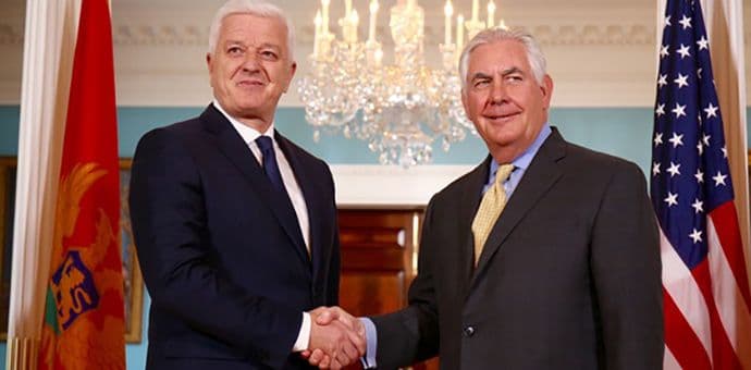 Marković - Tilerson: Crna Gora od 5. juna punopravna članica NATO-a Marković - Tilerson: Crna Gora od 5. juna punopravna članica NATO-a