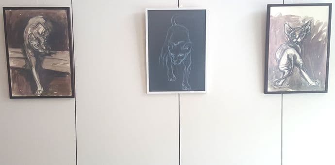 Radovi Lade Perović u Prostoru za umjetnost SGM banke Radovi Lade Perović u Prostoru za umjetnost SGM banke