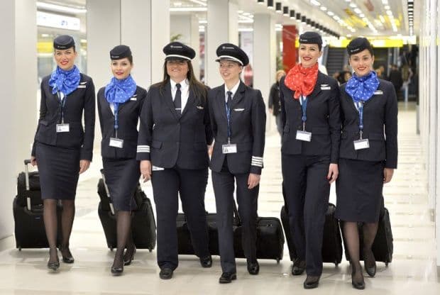 Prvi let Er Srbije s kompletnom ženskom posadom Prvi let Er Srbije s kompletnom ženskom posadom