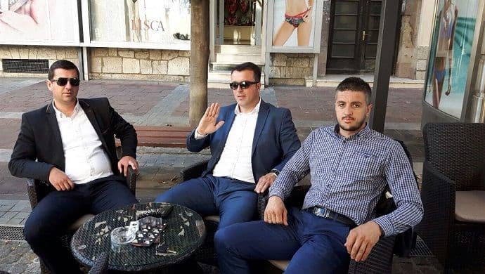 FOTO: Muhović u podgoričkoj Njegoševoj ulici FOTO: Muhović u podgoričkoj Njegoševoj ulici