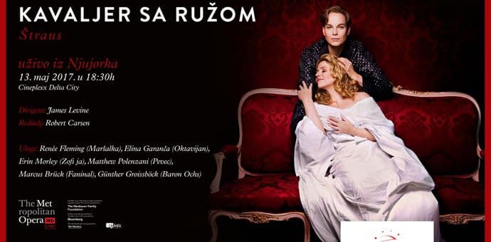 Direktan prenos opere "Kavaljer sa ružom" iz Metropolitena u bioskopu Cineplexx! Direktan prenos opere "Kavaljer sa ružom" iz Metropolitena u bioskopu Cineplexx!