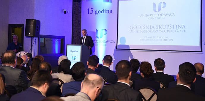 Unija poslodavaca Crne Gore obilježila 15 godina rada Unija poslodavaca Crne Gore obilježila 15 godina rada