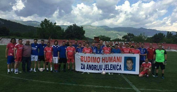 Dan fudbala - dan humanosti: Prikupljena pomoć za liječenje malog Andrije Dan fudbala - dan humanosti: Prikupljena pomoć za liječenje malog Andrije