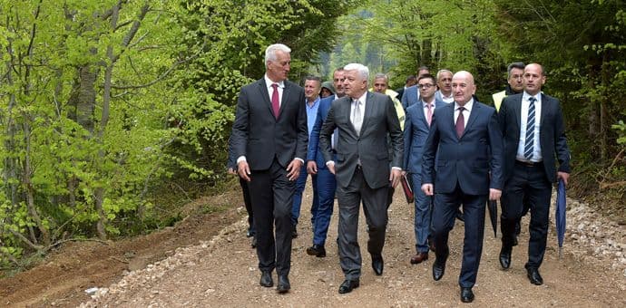 Marković ozvaničio početak radova na putu Jezerine - Lubnice Marković ozvaničio početak radova na putu Jezerine - Lubnice