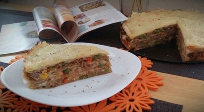 Slana torta od tortilja Slana torta od tortilja