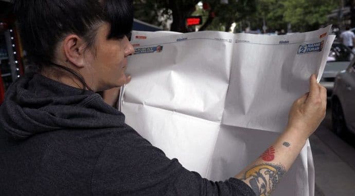 Zbog hapšenja novinara i urednika novine izašle prazne Zbog hapšenja novinara i urednika novine izašle prazne