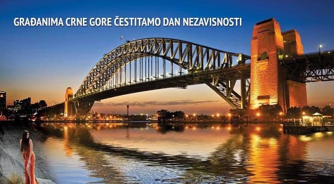 Crnogorska etnička zajednica Australije: Svim građanima Crne Gore čestitamo Dan nezavisnosti Crnogorska etnička zajednica Australije: Svim građanima Crne Gore čestitamo Dan nezavisnosti