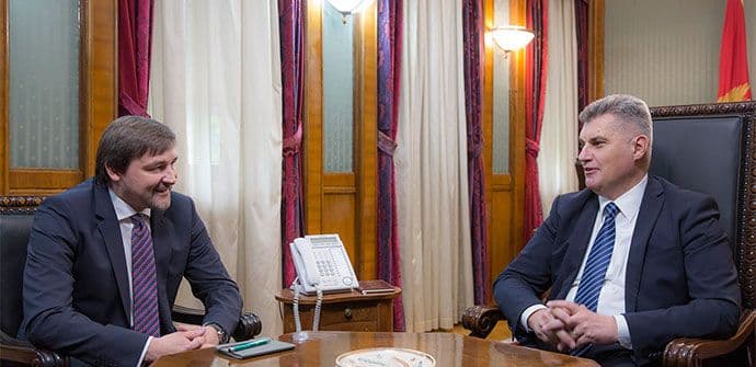 Susret predsjednika Skupštine Crne Gore sa ambasadorom Letonije Susret predsjednika Skupštine Crne Gore sa ambasadorom Letonije