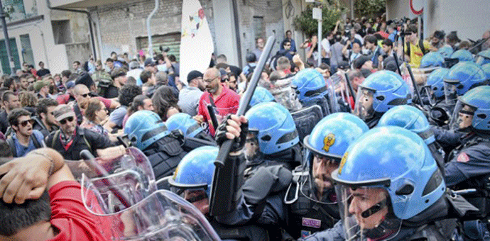 Sicilija: Sukobi policije i demonstranata protiv G7 Sicilija: Sukobi policije i demonstranata protiv G7