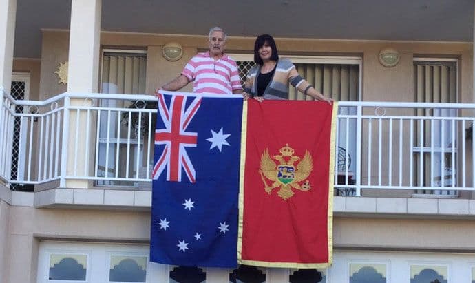 Pozdrav od Crnogoraca iz Australije: Samo da se zna da je crnogorsko Pozdrav od Crnogoraca iz Australije: Samo da se zna da je crnogorsko