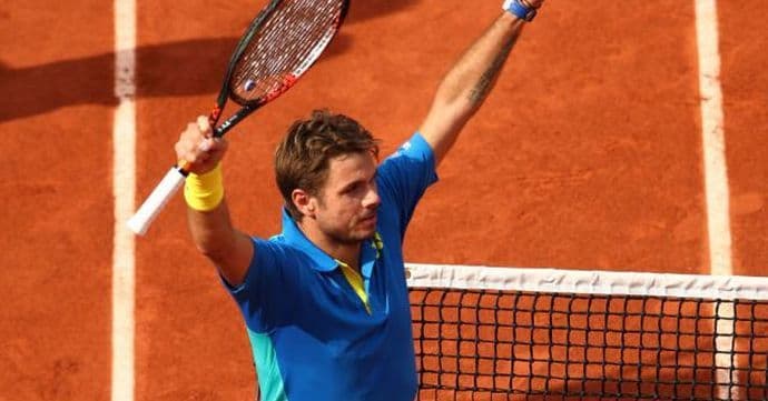 Vavrinka koban po Francuze na RG Vavrinka koban po Francuze na RG