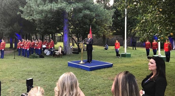 Podignuta NATO zastava - Brajović: Članstvo za kvalitetniji život građana Podignuta NATO zastava - Brajović: Članstvo za kvalitetniji život građana