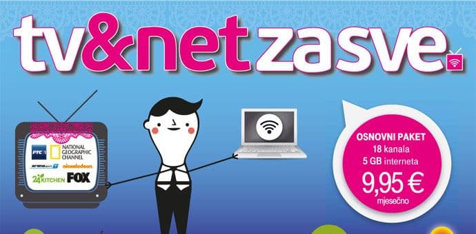 TV&Net za SVE - najpovoljnija ponuda televizije i interneta u Crnoj Gori TV&Net za SVE - najpovoljnija ponuda televizije i interneta u Crnoj Gori