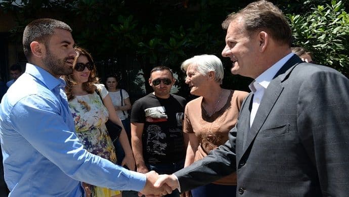 Stijepović obilježio početak radova na novoj biciklističkoj stazi Stijepović obilježio početak radova na novoj biciklističkoj stazi