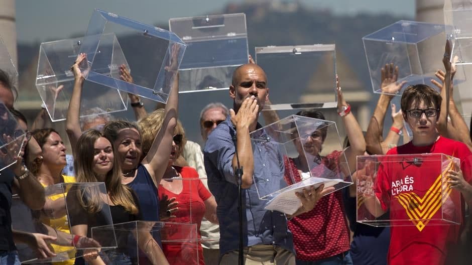 Gvardiola podržao referendum o nezavisnosti Katalonije Gvardiola podržao referendum o nezavisnosti Katalonije
