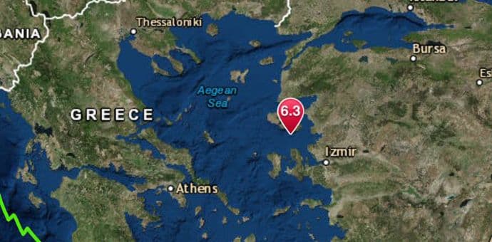 Snažan zemljotres pogodio zapad Turske Snažan zemljotres pogodio zapad Turske