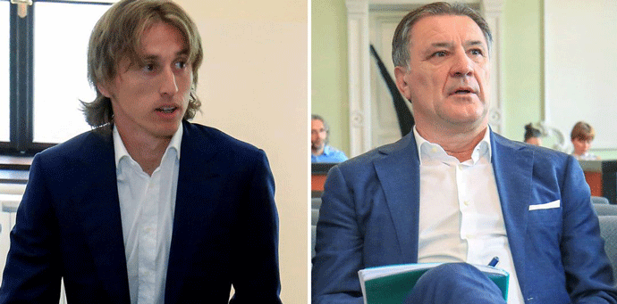 Suđenje braći Mamić: Luka Modrić promijenio iskaz Suđenje braći Mamić: Luka Modrić promijenio iskaz
