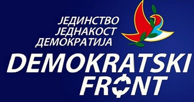 Sjutra u 19h protestna šetnja Demokratskog fronta Sjutra u 19h protestna šetnja Demokratskog fronta