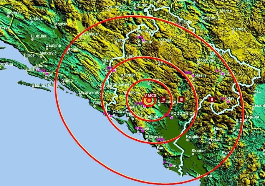 Treslo kod Drenoštice - 3,8 po Rihteru Treslo kod Drenoštice - 3,8 po Rihteru