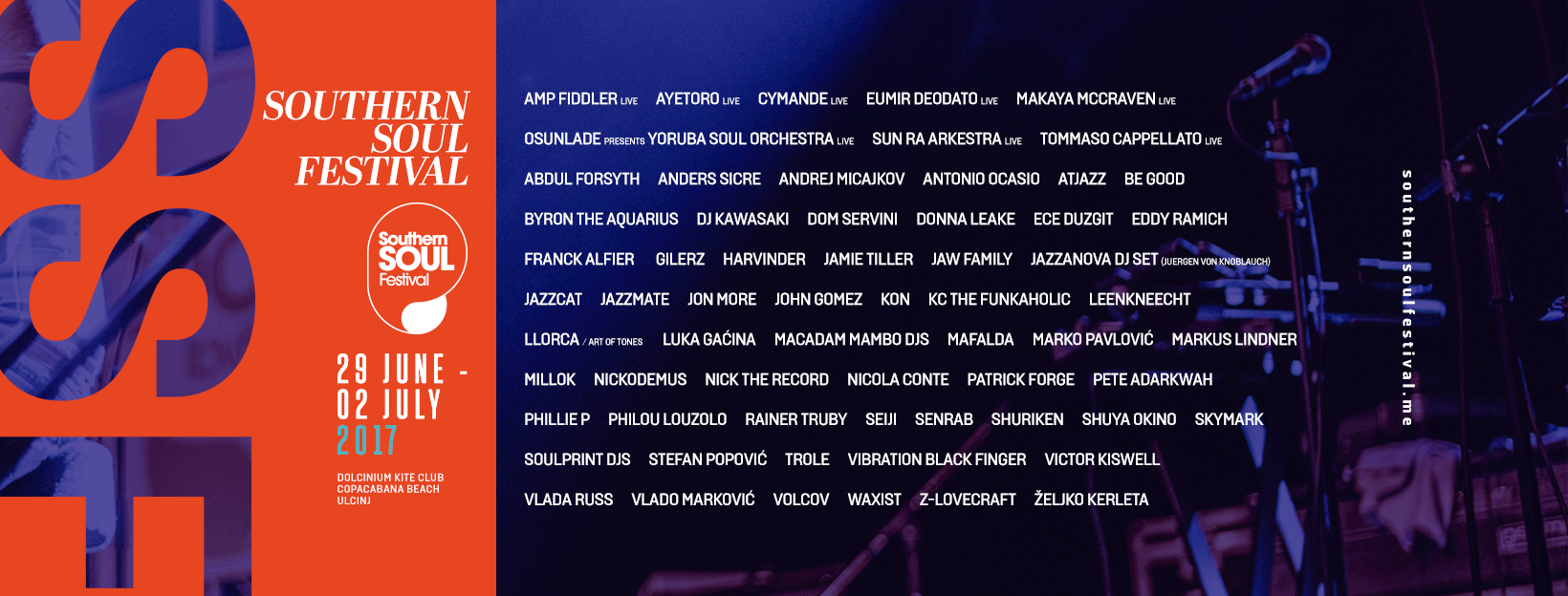 SOUTHERN SOUL 2017. : Finalna lista izvođača SOUTHERN SOUL 2017. : Finalna lista izvođača