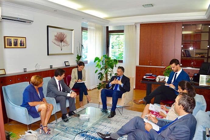 Ministar Pejović primio senatora Kadika Ministar Pejović primio senatora Kadika