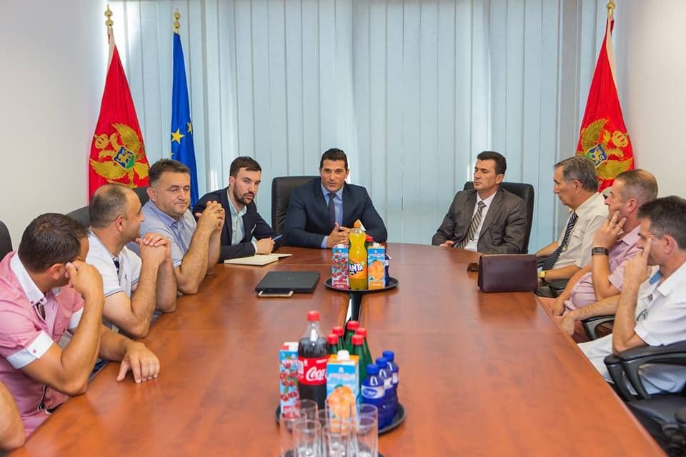 Crnogorski policajci, evropski šampioni, na prijemu kod ministra sporta Crnogorski policajci, evropski šampioni, na prijemu kod ministra sporta