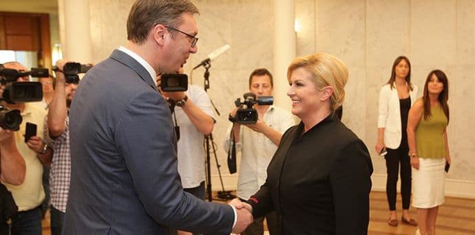 Vučić: Kolinda mi je poklonila hrvatske čokolade Vučić: Kolinda mi je poklonila hrvatske čokolade
