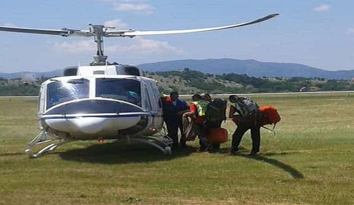 Akcija spašavanja nadomak Bara: Spašen mještanin Utrga Akcija spašavanja nadomak Bara: Spašen mještanin Utrga