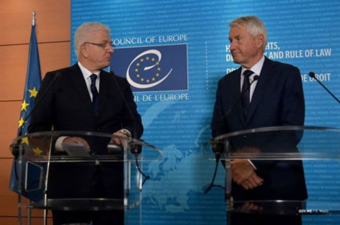 Marković sa čelnicima Savjeta Evrope: Decenija uspješnog partnerstva Marković sa čelnicima Savjeta Evrope: Decenija uspješnog partnerstva