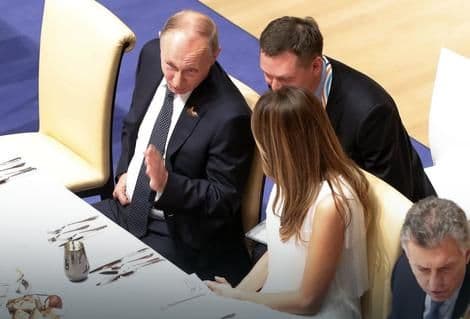 Ruski predsjednik uživao u društvu Melanije Tramp Ruski predsjednik uživao u društvu Melanije Tramp