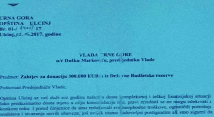 URA tvrdi: Cungu tražio Markoviću 300.000 eura donacije URA tvrdi: Cungu tražio Markoviću 300.000 eura donacije