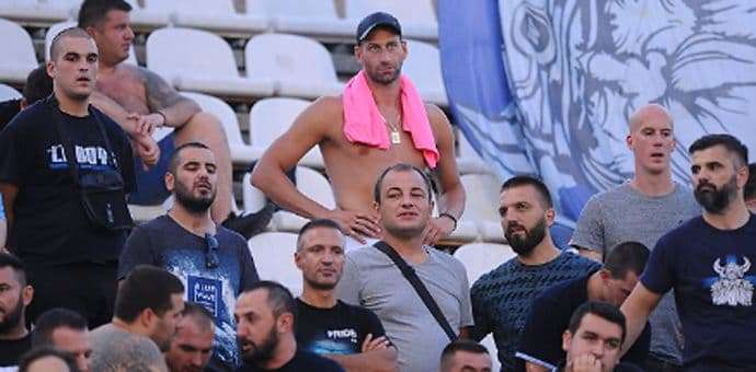 Dašić i Popović sa "Varvarima" bodrili Budućnost Dašić i Popović sa "Varvarima" bodrili Budućnost