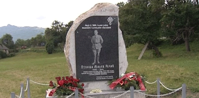 Naređeno rušenje spomenika Račiću Naređeno rušenje spomenika Račiću