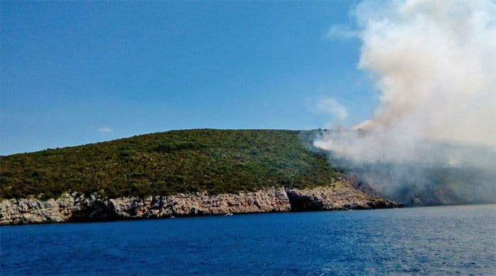 Lišeno slobode lice osumnjičeno da je podmetnulo požar Lišeno slobode lice osumnjičeno da je podmetnulo požar