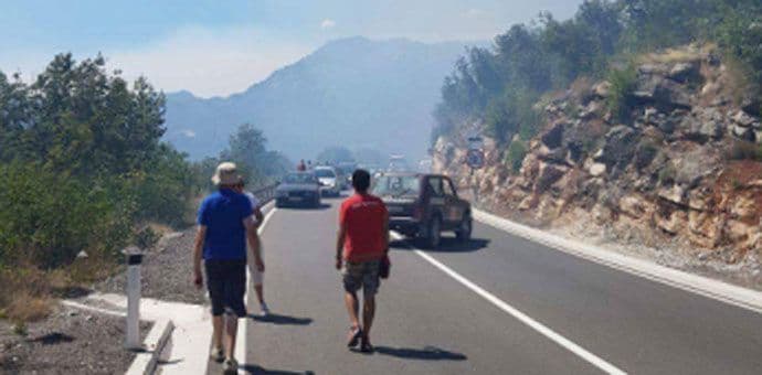 Put Podgorica - Cetinje povremeno se zatvara za saobraćaj Put Podgorica - Cetinje povremeno se zatvara za saobraćaj