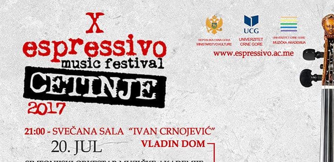 Muzički festival Espressivo na Cetinju Muzički festival Espressivo na Cetinju