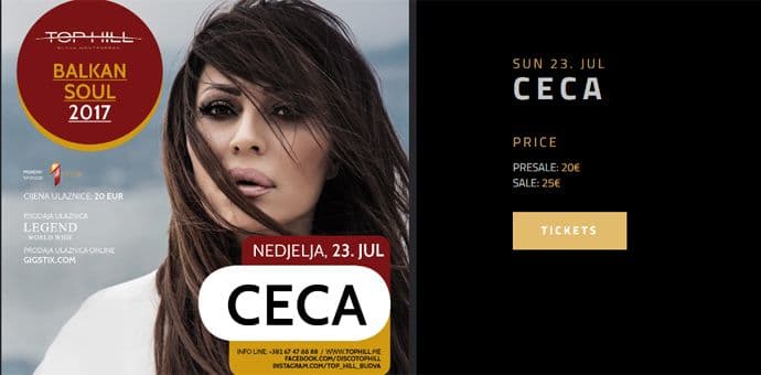 Ceca u nedjelju gostuje na Top Hill-u, Nina i Nikola srećni dobitnici karata! Ceca u nedjelju gostuje na Top Hill-u, Nina i Nikola srećni dobitnici karata!