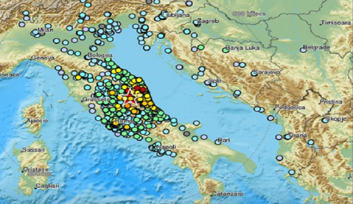 Poslije Grčke i Turske, zemljotres u Italiji i Makedoniji Poslije Grčke i Turske, zemljotres u Italiji i Makedoniji