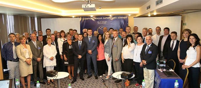 Anka Ivanović i Ivan Bošković CEV supervizori Lige šampiona za sezonu 2017/2018 Anka Ivanović i Ivan Bošković CEV supervizori Lige šampiona za sezonu 2017/2018