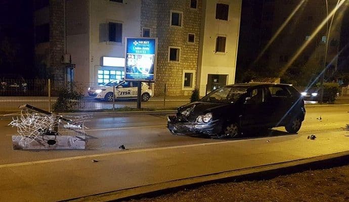 FOTO: Težak udes u Budvi! FOTO: Težak udes u Budvi!