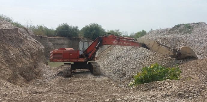 Prijava zbog nelegalne eksploatacije šljunka u Grbavcima Prijava zbog nelegalne eksploatacije šljunka u Grbavcima