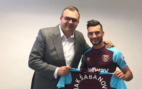 Reprezentativac Crne Gore potpisao za Vest Hem! Reprezentativac Crne Gore potpisao za Vest Hem!