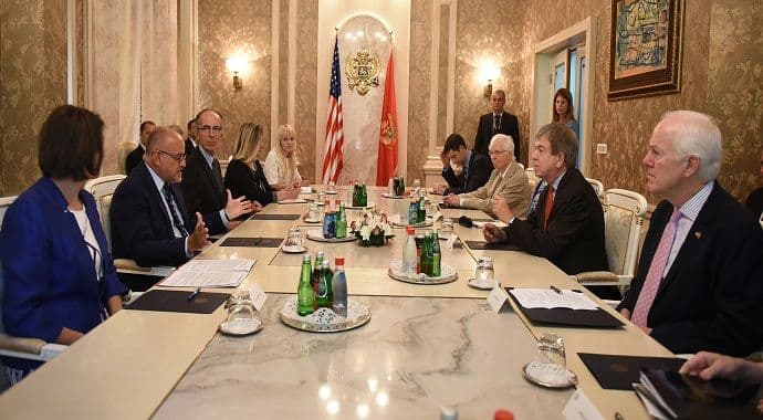 Darmanović sa američkim senatorima: Crna Gora faktor stabilnosti Darmanović sa američkim senatorima: Crna Gora faktor stabilnosti