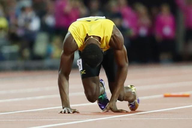 Bolt bez medalje, povreda u posljednjoj trci! Bolt bez medalje, povreda u posljednjoj trci!