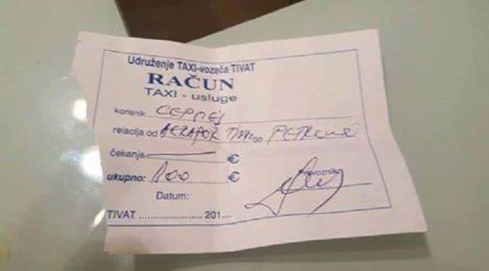 Taksi račun sa primorja: Samo nebo je granica Taksi račun sa primorja: Samo nebo je granica