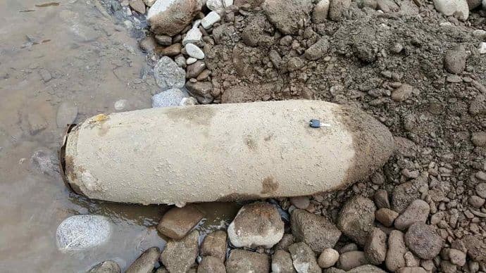 Otkrivena bomba teška 1.000 kilograma u koritu Tare Otkrivena bomba teška 1.000 kilograma u koritu Tare