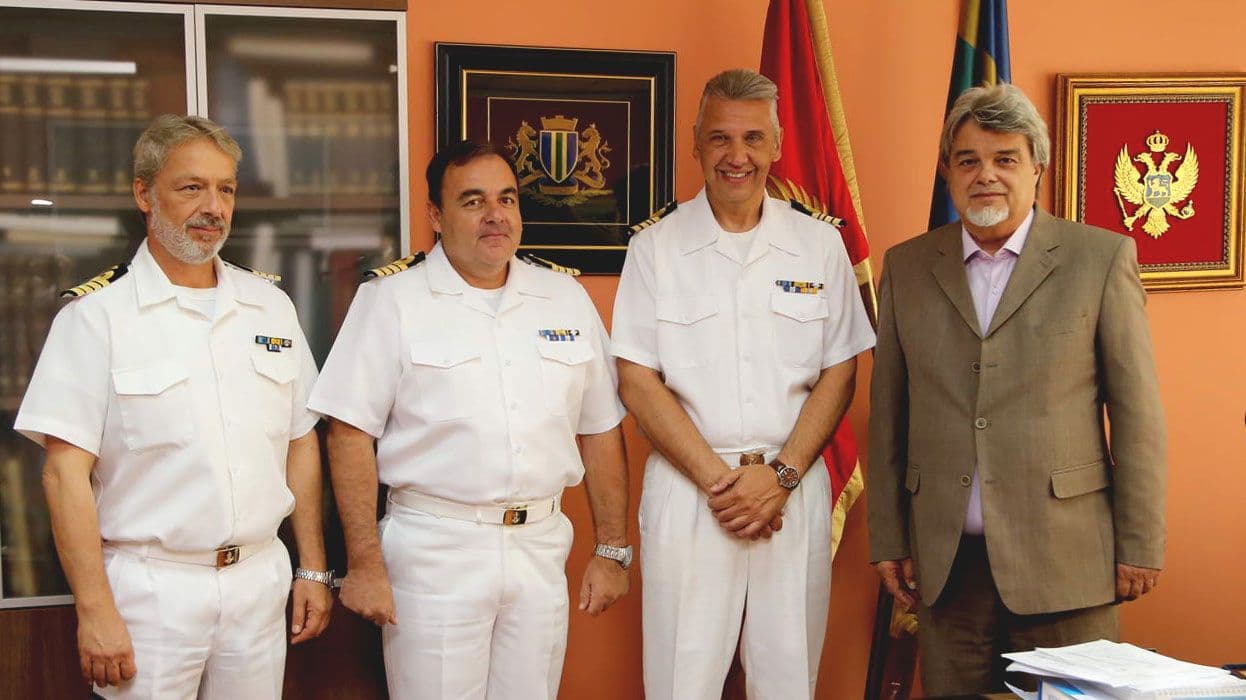 Komandant grčkog broda u posjeti predsjedniku Opštine Bar Komandant grčkog broda u posjeti predsjedniku Opštine Bar