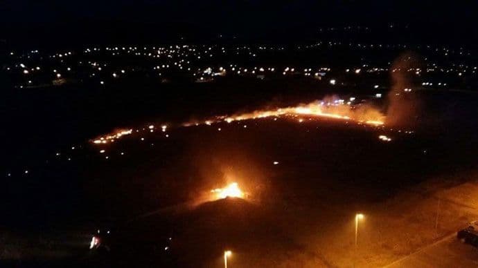 Veliki požar na Starom aerodromu Veliki požar na Starom aerodromu
