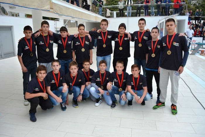 Mlade selekcije Jadran Carina bez premca Mlade selekcije Jadran Carina bez premca